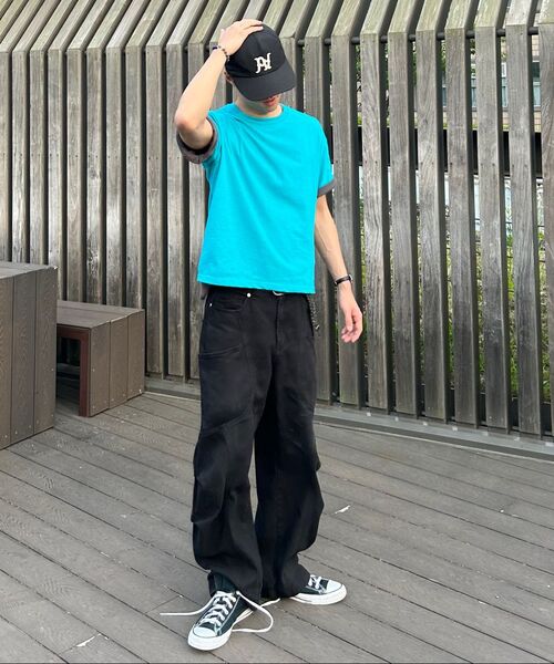 LEIRE（ルアール）の「エッセンシャルクロップTシャツ[アクアブルー]（Tシャツ/カットソー・メンズ・その他・MEDIUM/LARGE/X-LARGE/2XL）」の12枚目の写真