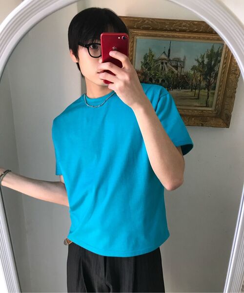 LEIRE（ルアール）の「エッセンシャルクロップTシャツ[アクアブルー]（Tシャツ/カットソー・メンズ・その他・MEDIUM/LARGE/X-LARGE/2XL）」の16枚目の写真