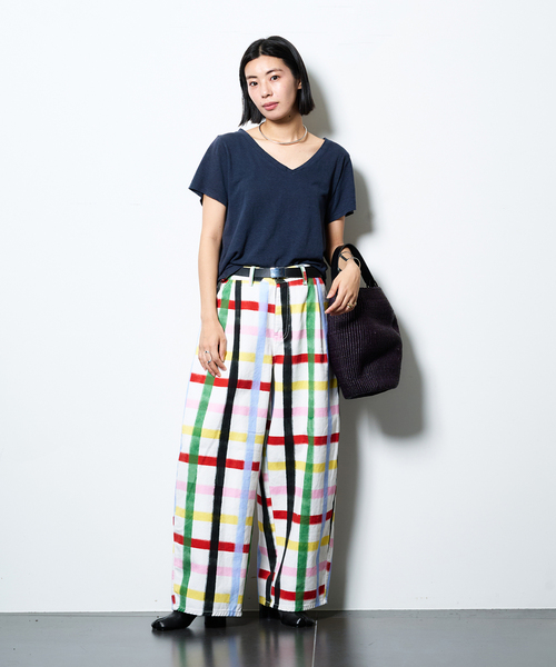 CITYSHOP(シティーショップ)の「SIXXTA RAINBOW CONFETTI:パンツ(その他パンツ・レディース・ホワイト系その他・4/6)」の5枚目の写真