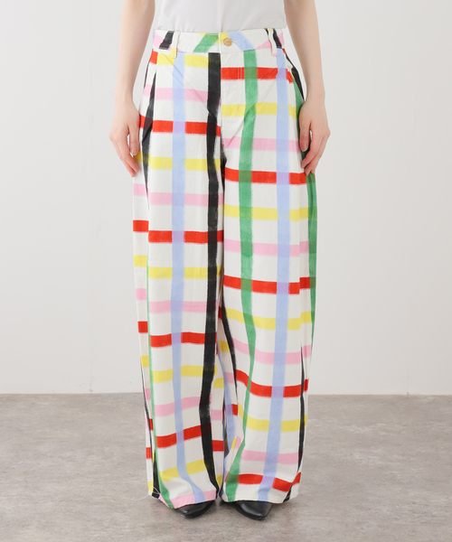 CITYSHOP(シティーショップ)の「SIXXTA RAINBOW CONFETTI:パンツ(その他パンツ・レディース・ホワイト系その他・4/6)」の2枚目の写真
