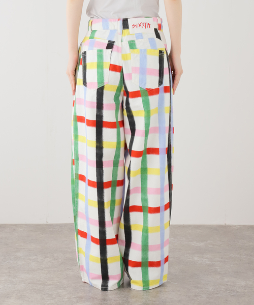 CITYSHOP(シティーショップ)の「SIXXTA RAINBOW CONFETTI:パンツ(その他パンツ・レディース・ホワイト系その他・4/6)」の19枚目の写真