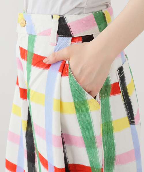 CITYSHOP(シティーショップ)の「SIXXTA RAINBOW CONFETTI:パンツ(その他パンツ・レディース・ホワイト系その他・4/6)」の17枚目の写真