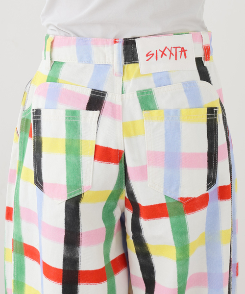 CITYSHOP(シティーショップ)の「SIXXTA RAINBOW CONFETTI:パンツ(その他パンツ・レディース・ホワイト系その他・4/6)」の16枚目の写真