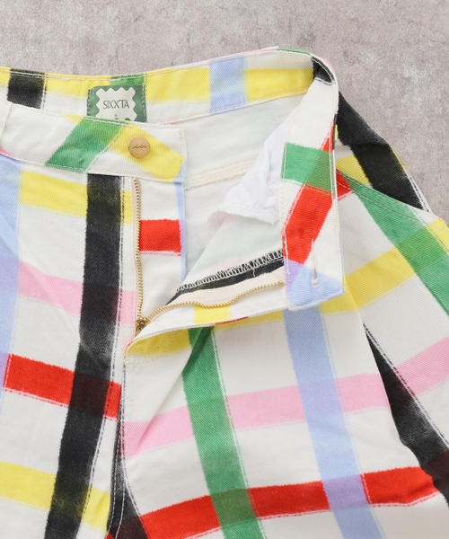 CITYSHOP(シティーショップ)の「SIXXTA RAINBOW CONFETTI:パンツ(その他パンツ・レディース・ホワイト系その他・4/6)」の13枚目の写真