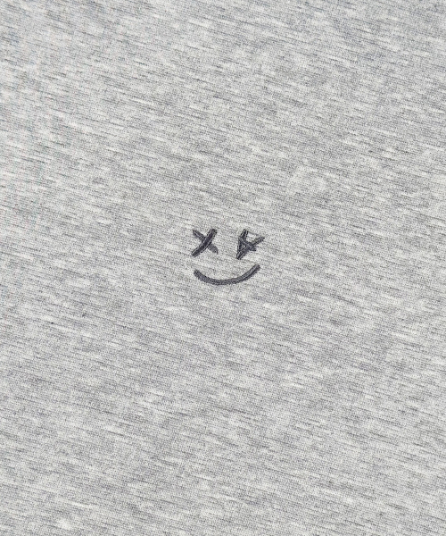 ANNOYED(アノイド)の「スマイルロゴ半袖Tシャツ LQ7TU436_MELANGE GREY(Tシャツ/カットソー・メンズ・その他・95/100/105)」の4枚目の写真
