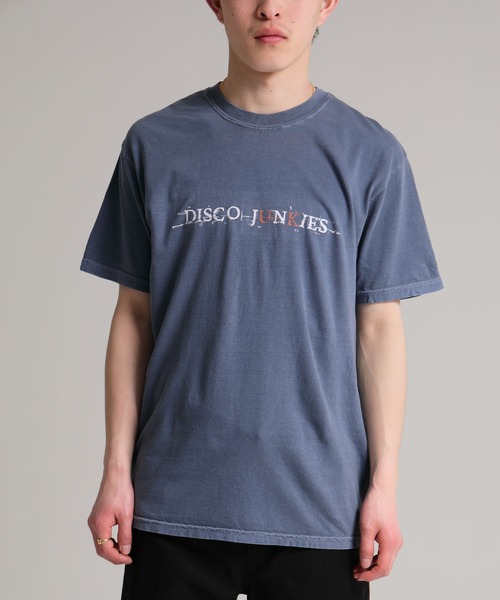 DELUXE(デラックス)の「DJ TEE(Tシャツ/カットソー・メンズ・ネイビー/ブラック/ホワイト・LARGE)」の3枚目の写真
