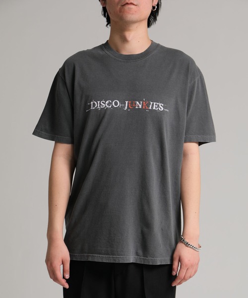 DELUXE(デラックス)の「DJ TEE(Tシャツ/カットソー・メンズ・ネイビー/ブラック/ホワイト・LARGE)」の2枚目の写真