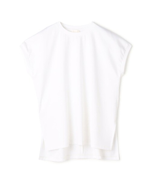 BALLSEY（ボールジィ）の「スーピマモクロディ フレンチチュニックTシャツ（Tシャツ/カットソー・レディース・ベージュ/ブラック/ホワイト/ブルー・S）」の2枚目の写真