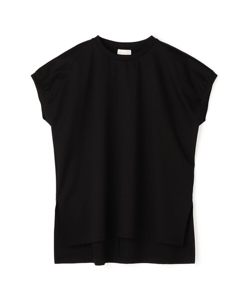 BALLSEY（ボールジィ）の「スーピマモクロディ フレンチチュニックTシャツ（Tシャツ/カットソー・レディース・ベージュ/ブラック/ホワイト/ブルー・S）」の3枚目の写真