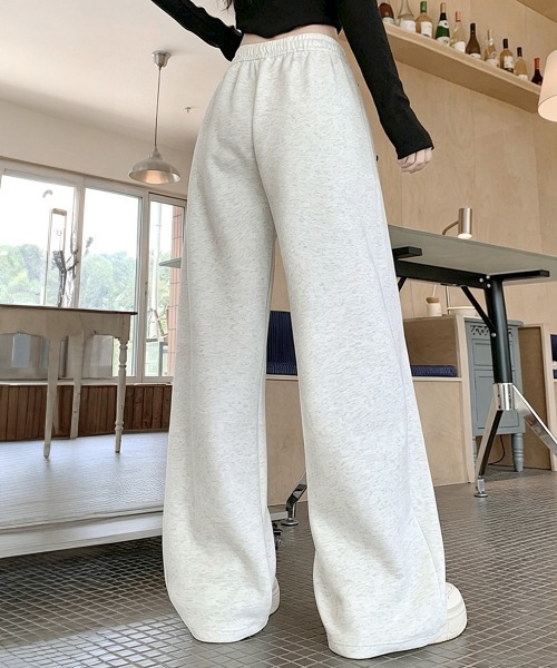 Miniministore(ミニミニストア)の「スウェットパンツ 韓国風 ロングパンツ(スウェットパンツ・レディース・ブラック/グレー/ライトグレー・FREE)」の8枚目の写真