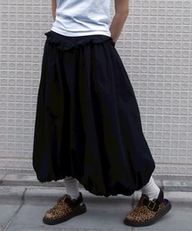 Waist Frill Balloon Skirt