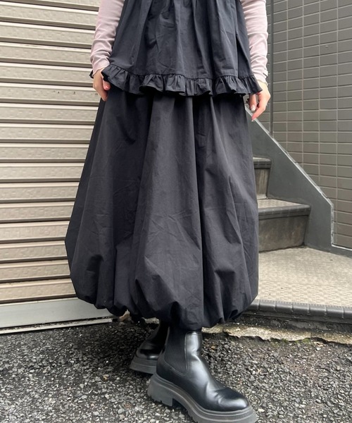 BLOOMING CHARM(ブルーミングチャーム)の「Waist Frill Balloon Skirt(スカート・レディース・ホワイト系その他/ブラック/ピンク/ブラウン系その他・FREE)」の22枚目の写真