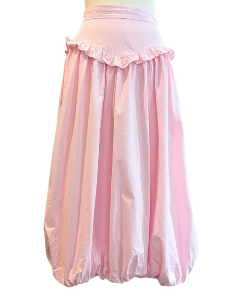 BLOOMING CHARM(ブルーミングチャーム)の「Waist Frill Balloon Skirt(スカート・レディース・ホワイト系その他/ブラック/ピンク/ブラウン系その他・FREE)」の19枚目の写真