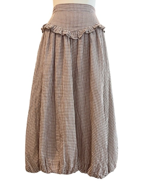 BLOOMING CHARM(ブルーミングチャーム)の「Waist Frill Balloon Skirt(スカート・レディース・ホワイト系その他/ブラック/ピンク/ブラウン系その他・FREE)」の18枚目の写真
