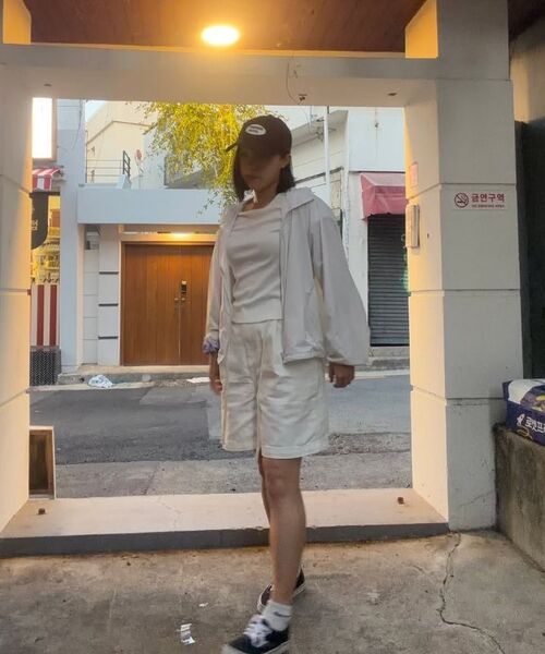 KNITTED（ニッティド）の「(ユニセックス)アウトストリングバミューダデニムハーフパンツクリーム（その他パンツ・メンズ・その他・MEDIUM/LARGE/X-LARGE/WS）」の13枚目の写真