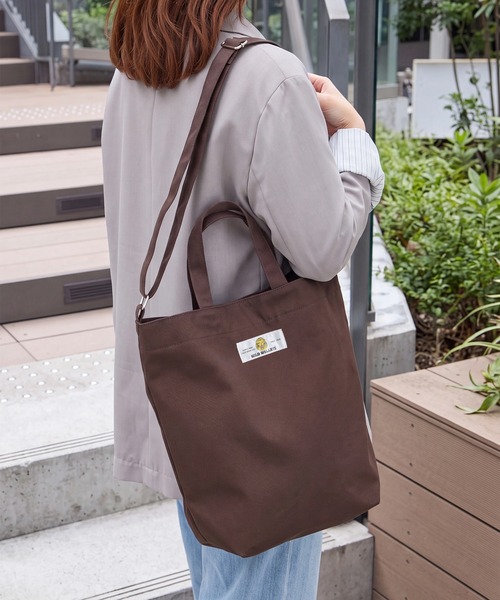 WILD WALLETS(ワイルドウォレット)の「【WILD WALLETS】スーベニア 2WAY Tote Bag(トートバッグ・メンズ・グレー/オリーブ/ブラウン/ブラック・FREE)」の1枚目の写真