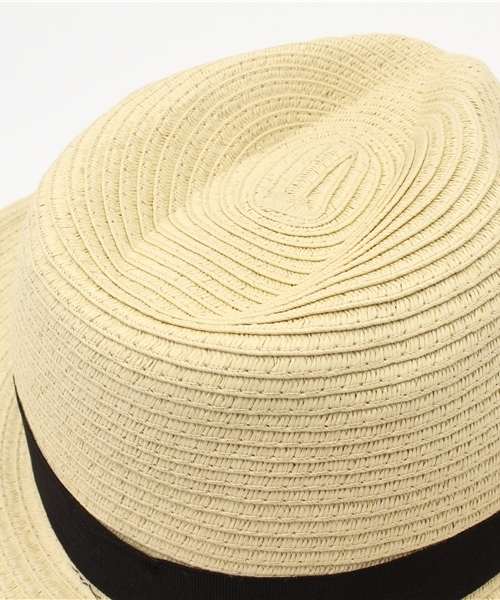 earth music&ecology（アースミュージックアンドエコロジー）の「【宮崎あおいCM着用】【2016summer】広ツバペーパーハット（ハット・レディース・ベージュ/ブラック/オフホワイト・FREE）」の6枚目の写真