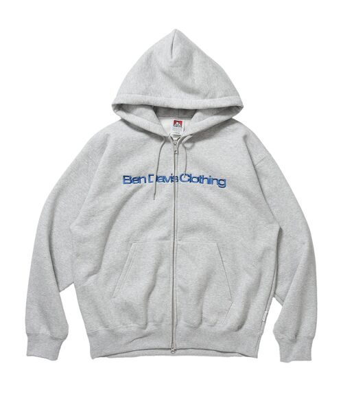 BEN DAVIS(ベンデイビス)の「【BEN DAVIS(ベンデイビス)】HEART CHENILLE ZIP HOODIE / ジップフーディ サガラ刺繍 ハートロゴ 裏起毛 フロント刺繍 カラフル ユニセックス(パーカー・メンズ・グレー/ブラック/ピンク/ネイビー・MEDIUM/X-LARGE/LARGE)」の15枚目の写真