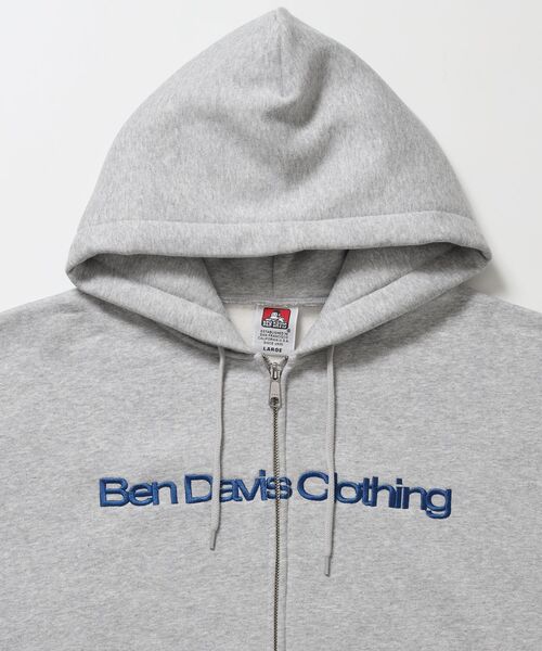 BEN DAVIS(ベンデイビス)の「【BEN DAVIS(ベンデイビス)】HEART CHENILLE ZIP HOODIE / ジップフーディ サガラ刺繍 ハートロゴ 裏起毛 フロント刺繍 カラフル ユニセックス(パーカー・メンズ・グレー/ブラック/ピンク/ネイビー・MEDIUM/X-LARGE/LARGE)」の17枚目の写真