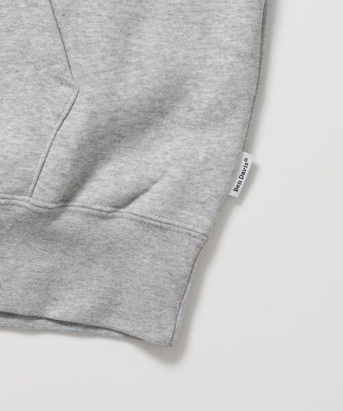 BEN DAVIS(ベンデイビス)の「【BEN DAVIS(ベンデイビス)】HEART CHENILLE ZIP HOODIE / ジップフーディ サガラ刺繍 ハートロゴ 裏起毛 フロント刺繍 カラフル ユニセックス(パーカー・メンズ・グレー/ブラック/ピンク/ネイビー・MEDIUM/X-LARGE/LARGE)」の21枚目の写真