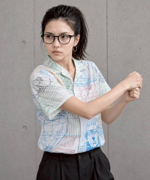 KAMINARI_TOKIO(カミナリトキオ)の「グラフィックブラウス(シャツ/ブラウス・レディース・ホワイト・FREE)」の6枚目の写真