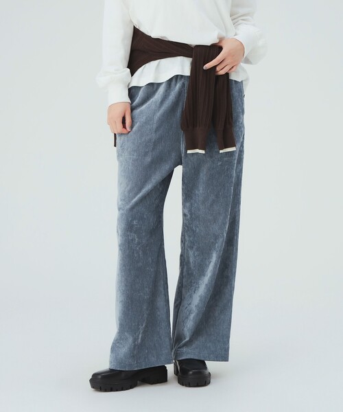 BEAMS HEART（ビームスハート）の「ベイカー イージー パンツ（その他パンツ・レディース・サックスブルー/チャコールグレー/ホワイト系その他5・FREE）」の7枚目の写真