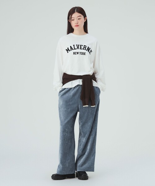 BEAMS HEART（ビームスハート）の「ベイカー イージー パンツ（その他パンツ・レディース・サックスブルー/チャコールグレー/ホワイト系その他5・FREE）」の8枚目の写真