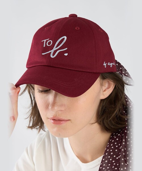To b. by agnes b.｜トゥービーバイアニエスベーのキャップ（レッド