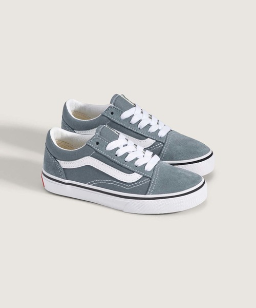 VANS(バンズ)の「キッズ オールドスクール / Old Skool COLOR THEORY STORMY VN000CYVRV21(スニーカー・キッズ・グレイッシュブルー・2/1/13/12/11)」の2枚目の写真
