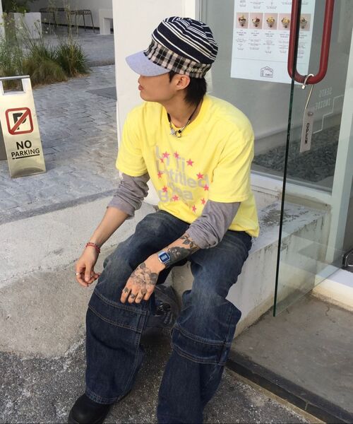 UNTITLED SEOUL（アンタイトル ソウル）の「アンタイトル ステリー ラウンド クロップ 半袖 イエロー（Tシャツ/カットソー・レディース・その他・SMALL/MEDIUM）」の6枚目の写真