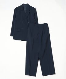 Perfect Suit FActory（パーフェクトスーツファクトリー）の「【上下セット】ひんやり冷感ライトセットアップ  グレー ネイビー（スーツセット）」