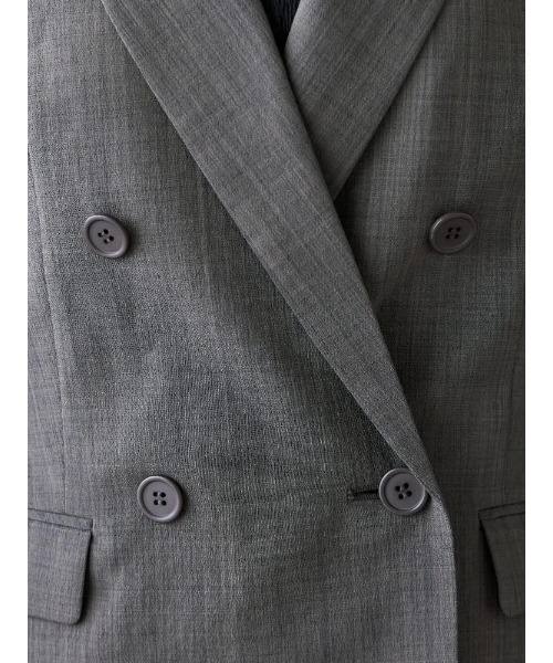 Perfect Suit FActory(パーフェクトスーツファクトリー)の「【接触冷感/ウォッシャブル】ひんやり冷感ライトセットアップ グレー/ネイビー(スーツセット・レディース・グレー/ネイビー・S/M/L)」の18枚目の写真