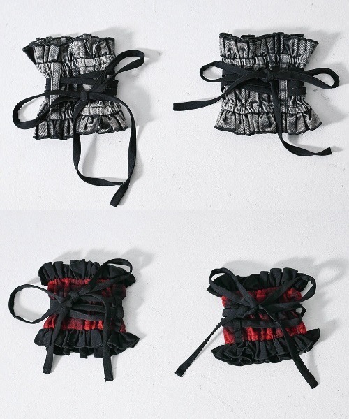 Grrr the Lipper（ガルルザリッパー）の「『Grrr the Lipper/ガルル・ザ・リッパー』監禁拘束重愛ビスチェ（その他トップス・レディース・グレー/ブラック×レッド・FREE）」の21枚目の写真