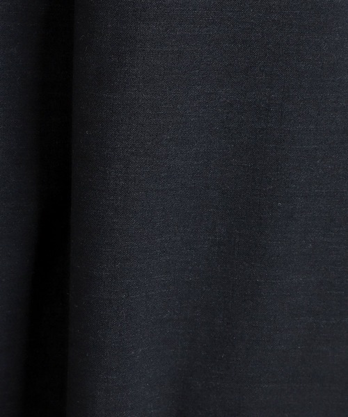 marka（マーカ）の「marka / マーカ：WIDE CYLINDER FIT EASY PANTS -2/72 WOOL TROPICAL WASHER -：M26A11PT01C[COR]（スラックス・メンズ・ブラック系その他・1(S)/2(M)）」の7枚目の写真
