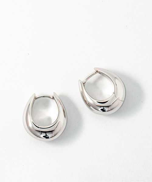 TOM WOOD（トムウッド）の「【TOMWOOD】ice hoop small アイスフープ シルバー ピアス　ユニセックス（ピアス（両耳用）・レディース・シルバー・FREE）」の2枚目の写真