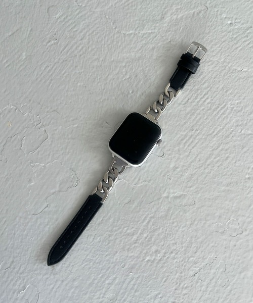 LOWRYS FARM（ローリーズファーム）の「【ステンレス】AppleWatch チェーンゴウヒバンド　1051688/GOODS（デジタル腕時計・レディース・ベージュ/ブラック・FREE）」の19枚目の写真