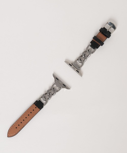 LOWRYS FARM（ローリーズファーム）の「【ステンレス】AppleWatch チェーンゴウヒバンド　1051688/GOODS（デジタル腕時計・レディース・ベージュ/ブラック・FREE）」の11枚目の写真