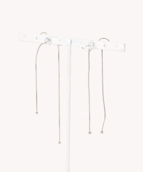 Achic（アシック）の「リボンビジューピアス（ピアス（両耳用）・レディース・シルバー系その他/シルバー・F）」の10枚目の写真