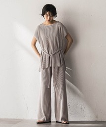 【WEB限定】クリスタルプリーツパンツセットアップ