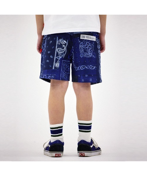 Smoothy(スムージー)の「Smoothy × BEDWIN Collaboration Bandana Shorts / スムージー × ベドウィン コラボレーション バンダナショーツ(その他パンツ・キッズ・ネイビー・2/3/4/5)」の5枚目の写真