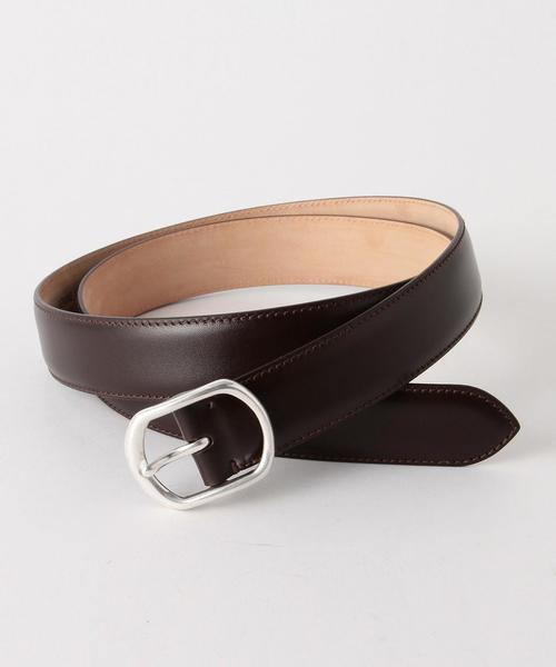 green label relaxing(グリーンレーベルリラクシング)の「★OP ATQ BUCKEL CALF 28 ベルト◆(ベルト・メンズ・ブラック/ダークブラウン・32inch/34inch/36inch)」の2枚目の写真