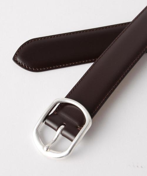 green label relaxing(グリーンレーベルリラクシング)の「★OP ATQ BUCKEL CALF 28 ベルト◆(ベルト・メンズ・ブラック/ダークブラウン・32inch/34inch/36inch)」の3枚目の写真