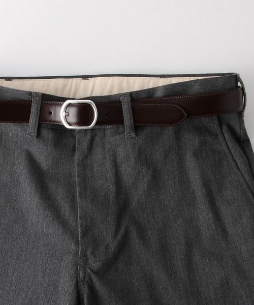 green label relaxing(グリーンレーベルリラクシング)の「★OP ATQ BUCKEL CALF 28 ベルト◆(ベルト・メンズ・ブラック/ダークブラウン・32inch/34inch/36inch)」の6枚目の写真