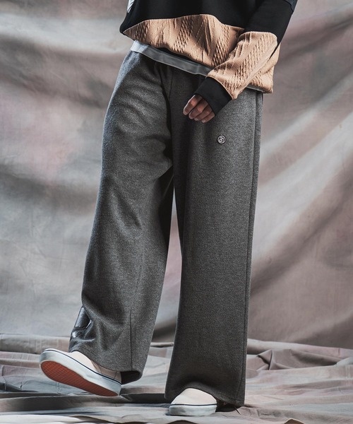 ANGENEHM(アンゲネーム)の「mp15293-Wool-Blend Bonded Baggy Pants バギーパンツ(AG07-011acg)(その他パンツ・メンズ・グレー/ブラック/ライトベージュ・S/M/L)」の21枚目の写真