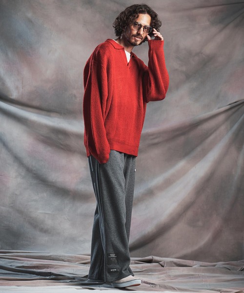 ANGENEHM(アンゲネーム)の「mp15293-Wool-Blend Bonded Baggy Pants バギーパンツ(AG07-011acg)(その他パンツ・メンズ・グレー/ブラック/ライトベージュ・S/M/L)」の15枚目の写真