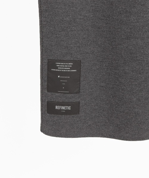 ANGENEHM(アンゲネーム)の「mp15293-Wool-Blend Bonded Baggy Pants バギーパンツ(AG07-011acg)(その他パンツ・メンズ・グレー/ブラック/ライトベージュ・S/M/L)」の8枚目の写真