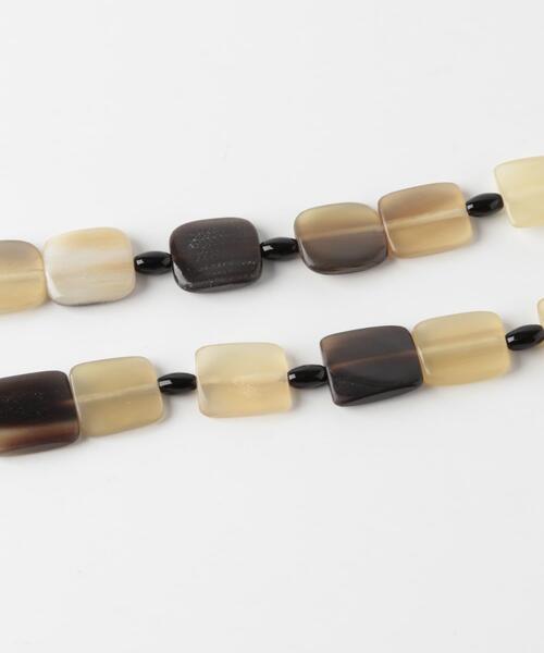 SMELLY(スメリー)の「SMELLY so’ square horn onyx bracelet(ブレスレット・レディース・シルバー系その他・-)」の10枚目の写真
