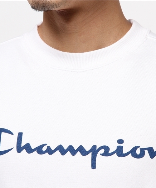 Champion(チャンピオン)の「【チャンピオン】ビックロゴスウェットプルオーバー(スウェット・メンズ・ホワイト/グレー/ネイビー・MEDIUM/LARGE)」の10枚目の写真