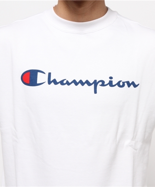 Champion(チャンピオン)の「【チャンピオン】ビックロゴスウェットプルオーバー(スウェット・メンズ・ホワイト/グレー/ネイビー・MEDIUM/LARGE)」の5枚目の写真