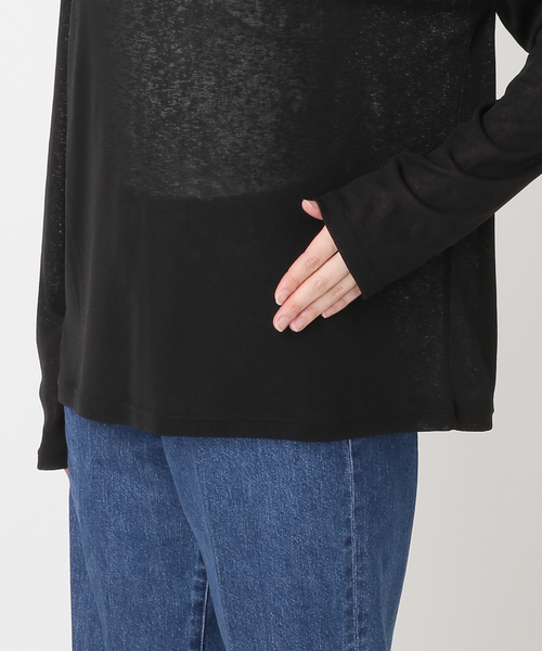 B.C STOCK(ベーセーストック)の「《追加5》ウォッシャブル / スラブシアーロンTEE(Tシャツ/カットソー・レディース・ピンク系その他/ブラック/グリーン/ホワイト・FREE)」の16枚目の写真